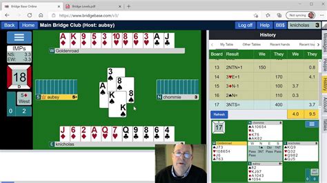 bridgebase com 4 hands|20 minutes of bridge: 4 basic hands. .